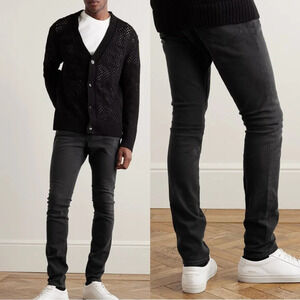 Frame L'HOMME SKINNY JEAN in Black Wash
